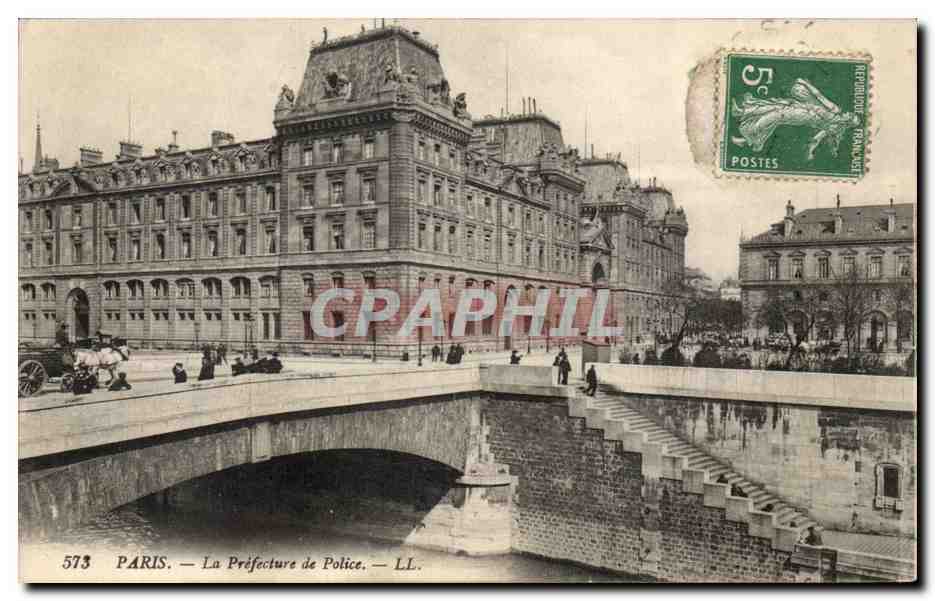 Paris 1 - La Prefecture de Police - CPA 