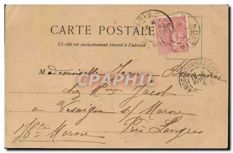 Paris 17 - La Place et Boulevard de Clichy - CPA  — Rückseite