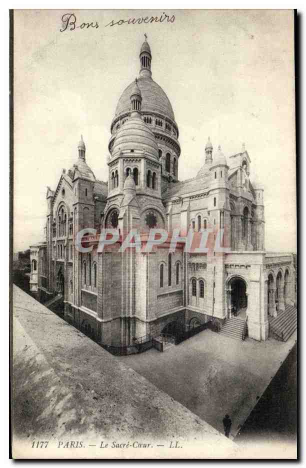 Paris 18 - Montmartre - Basilique du Sacre Coeur CPA 