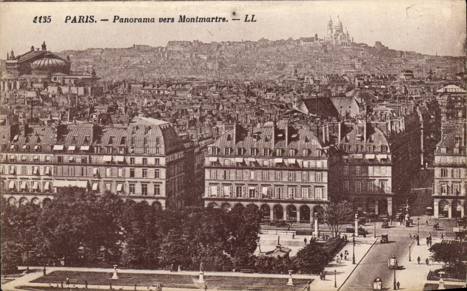 Paris 18 - Panorama vers Montmartre - CPA 