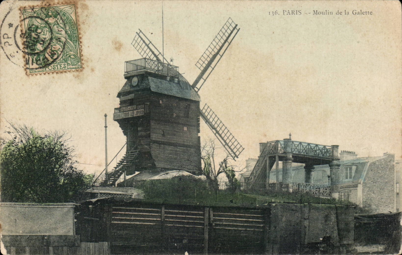 Paris 18 - Moulin de la Galette - CPA 