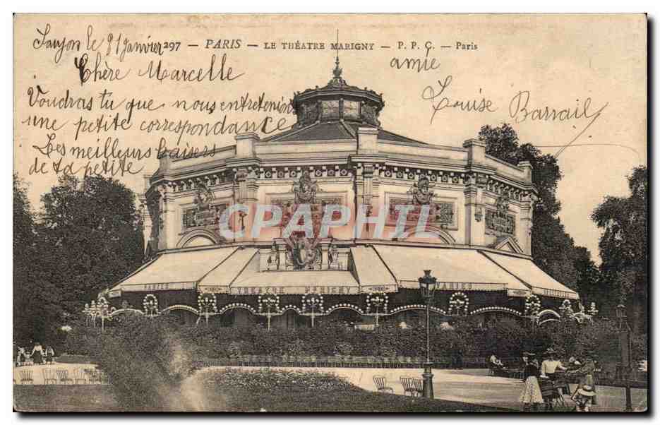 Paris 8 - Le Theatre Marigny - CPA 