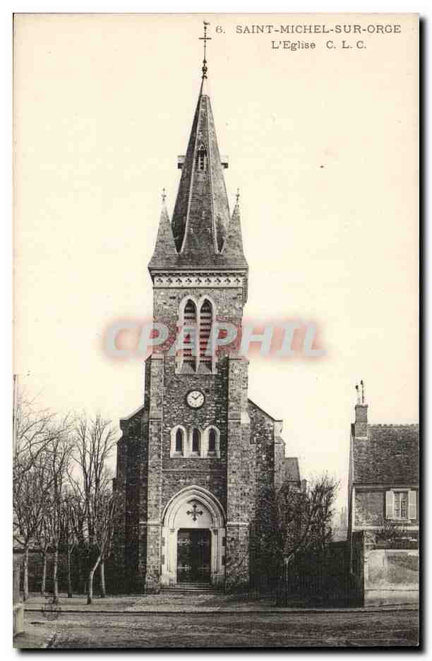 Saint Michel sur Orge - L'Eglise CPA 