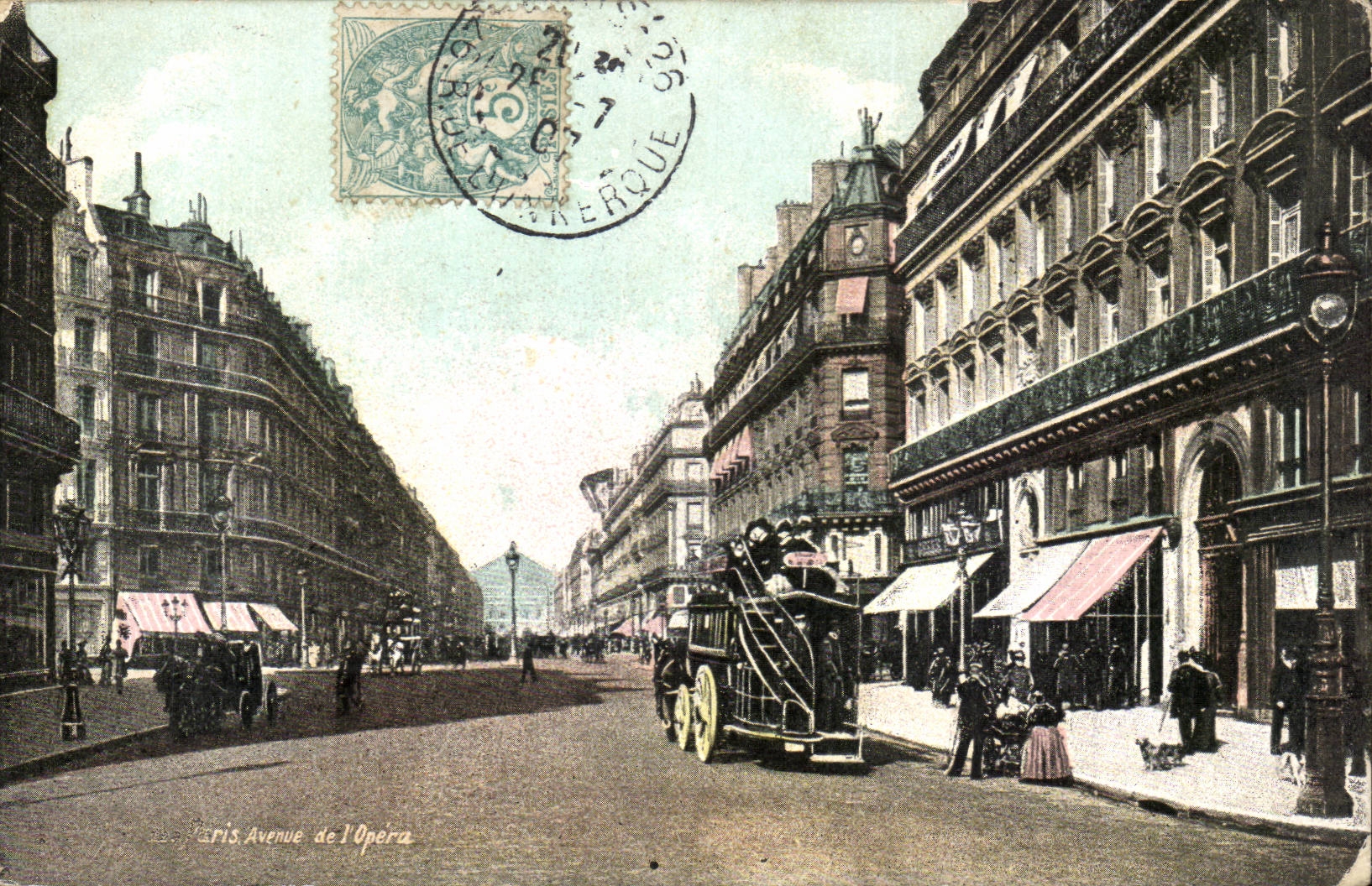 Paris - 9 Avenue de l'Opera - CPA 