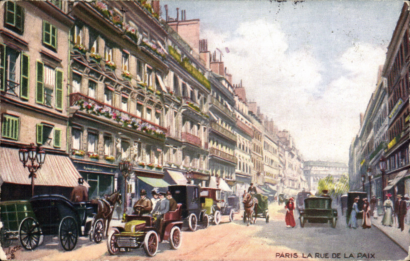 Paris - 2 - Rue de la Paix - CPA 