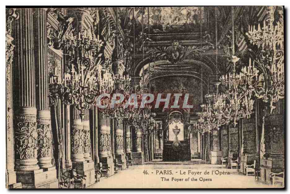 Paris - 9 - L'Opera - Le Foyer - CPA 