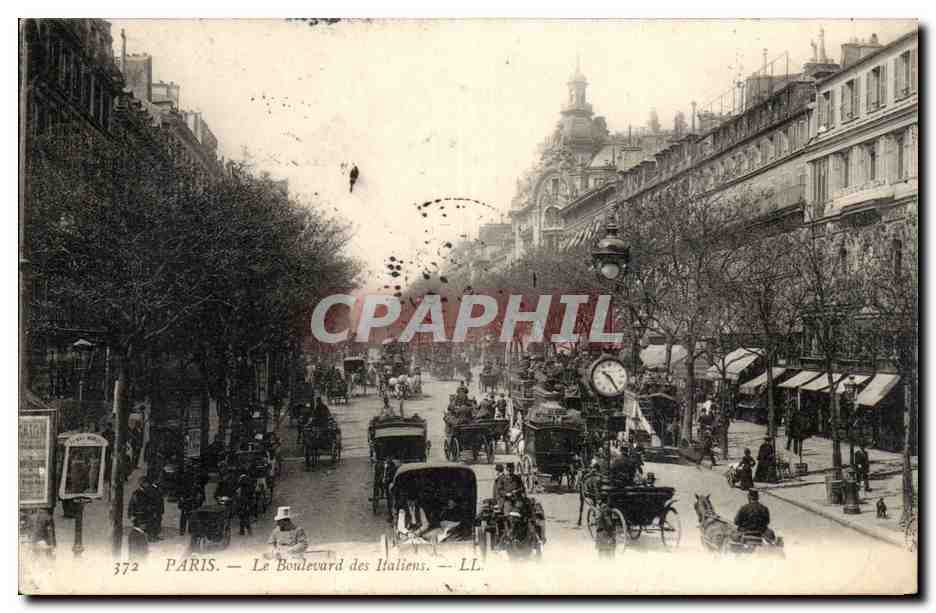 Paris - 2 - Le Boulevard des Italiens - CPA 