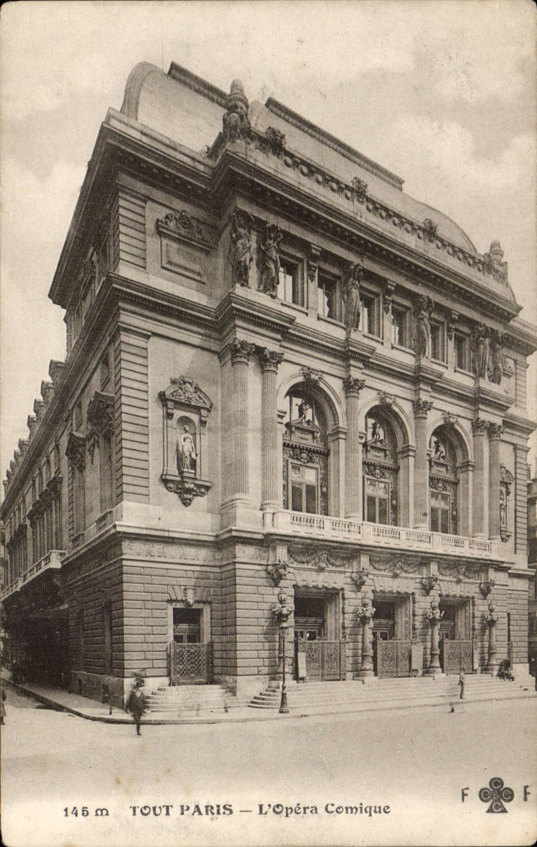 Paris - 2 - l'opera comique - CPA 