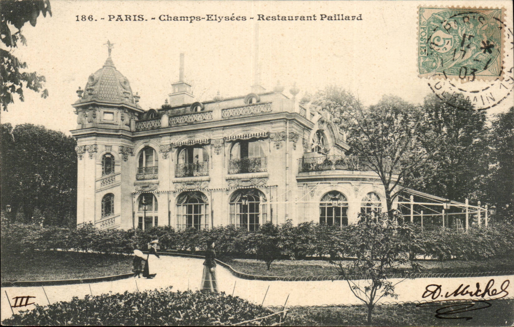 París - Champs-Élysées - Restaurante Paillard — D. Michel, n°186