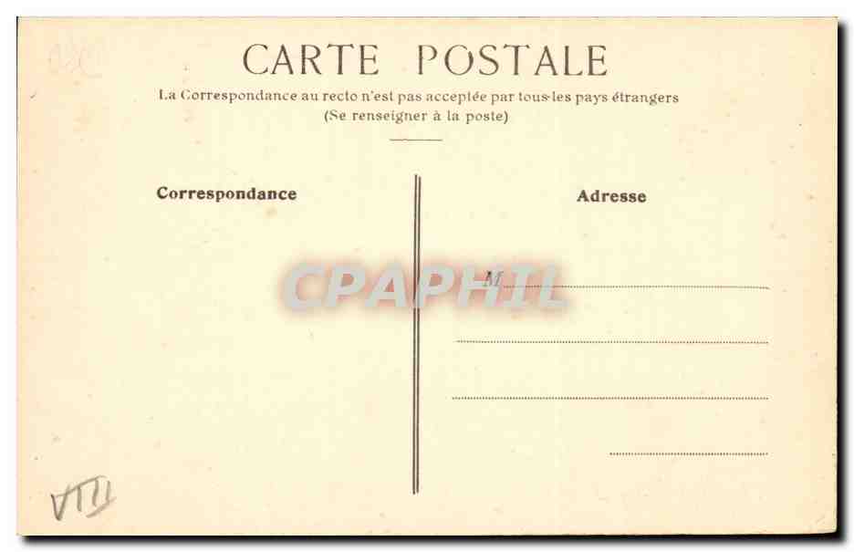 Paris - 8 Parc Monceau - La Rotonde CPA  — Verso