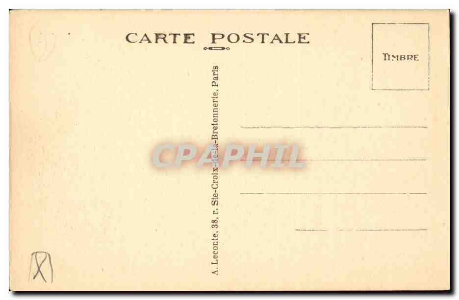 Paris 10 - Porte Saint Denis - Automobile - CPA  — Rückseite