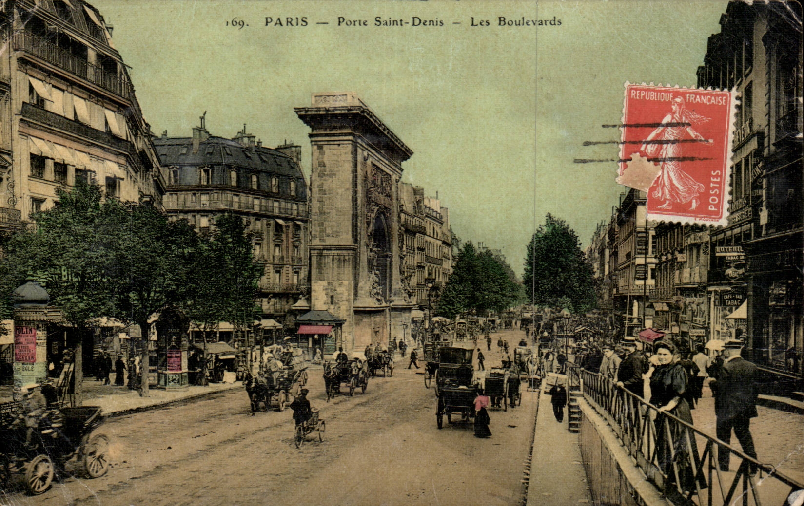 Paris 10 - Le Boulevard Saint Denis - CPA 