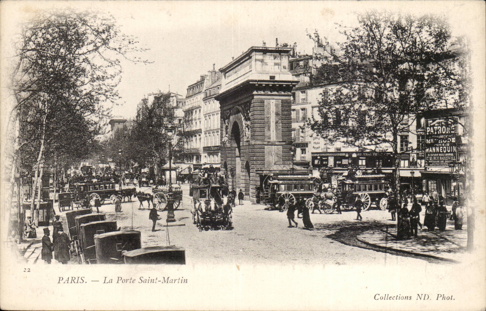 Paris 10 - Porte Saint Martin - CPA 