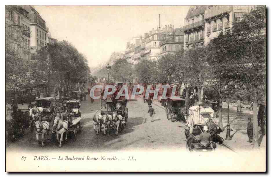 Paris 2 - Boulevard Bonne Nouvelle - CPA 