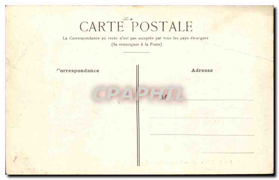 Paris - 17 - Avenue de Clichy CPA  — Rückseite