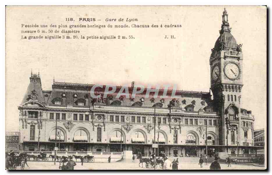 Paris - 12 - Gare du Lyon CPA 