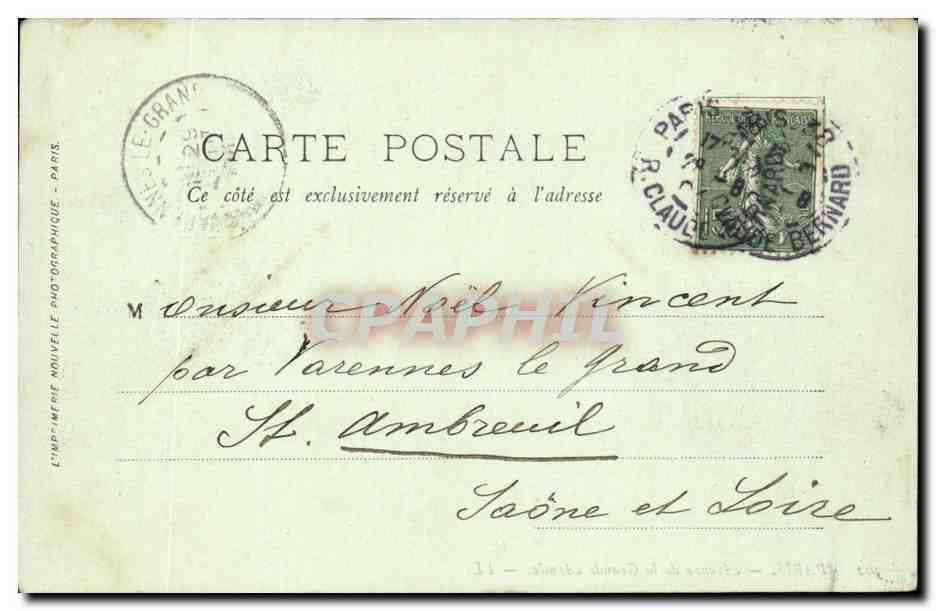 París — Avenue de la Grande Armée — L'Imp. Inférieure Nouvelle — Reverso