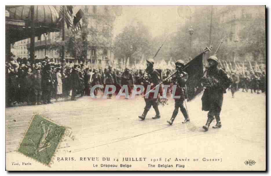 París, Revue del 14 de julio de 1918 — 4° año de guerra — editor BID