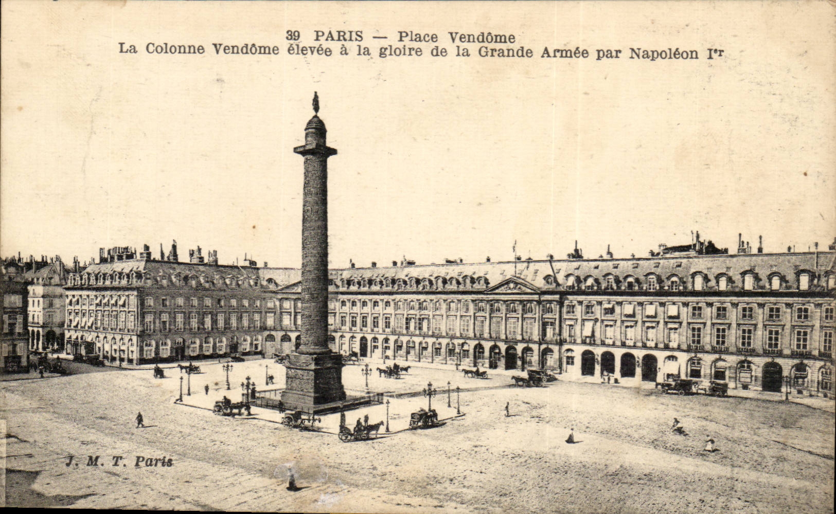 Paris - 1 - Place Vendome CPA 