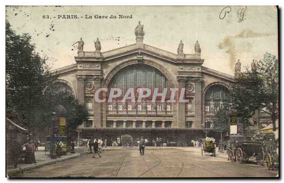 Paris - 10 - Gare du Nord CPA 