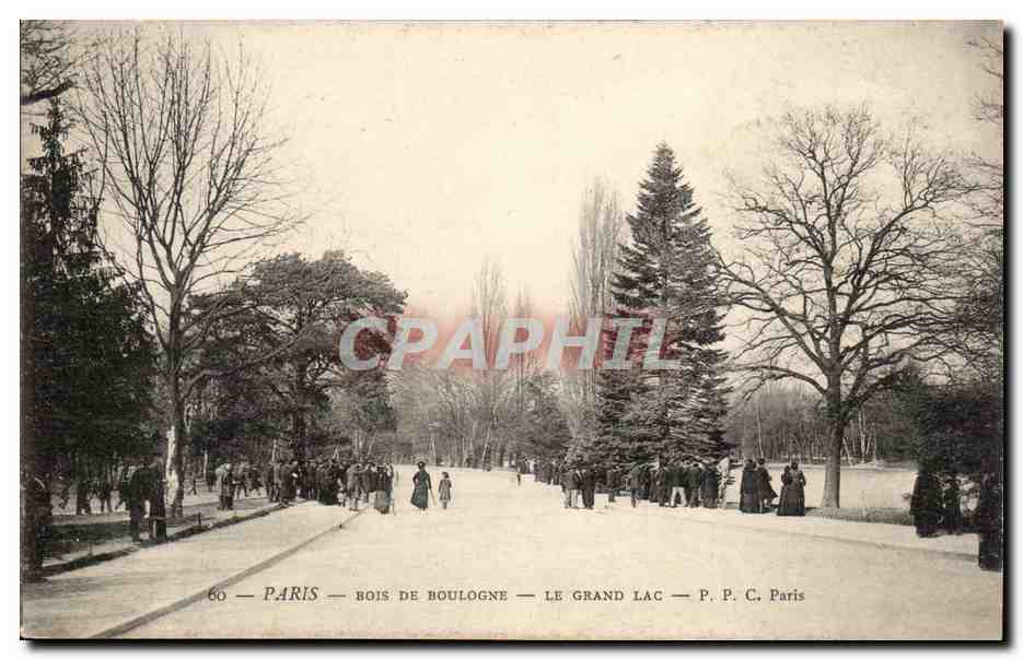 Paris 16 - Bois de Boulogne - Le Grand Lac - CPA 