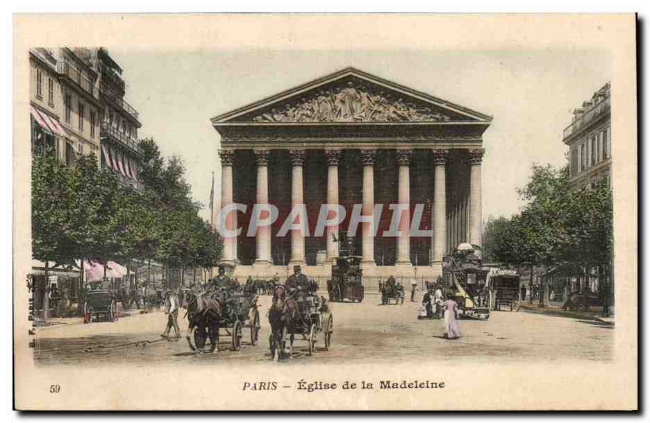 Paris 7 - Eglise de la Madeleine - CPA 