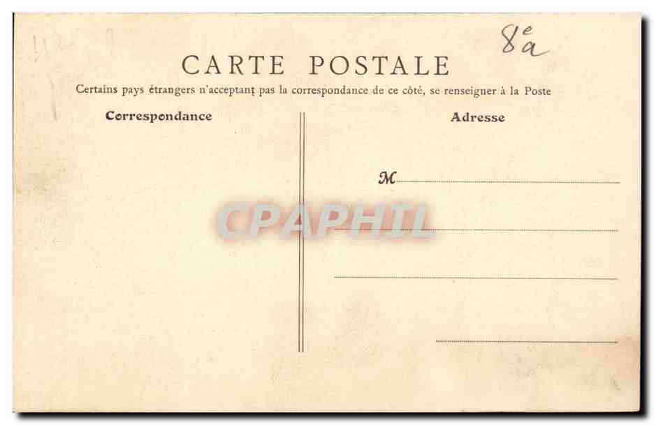 Paris 7 - Eglise de la Madeleine - CPA  — Rückseite