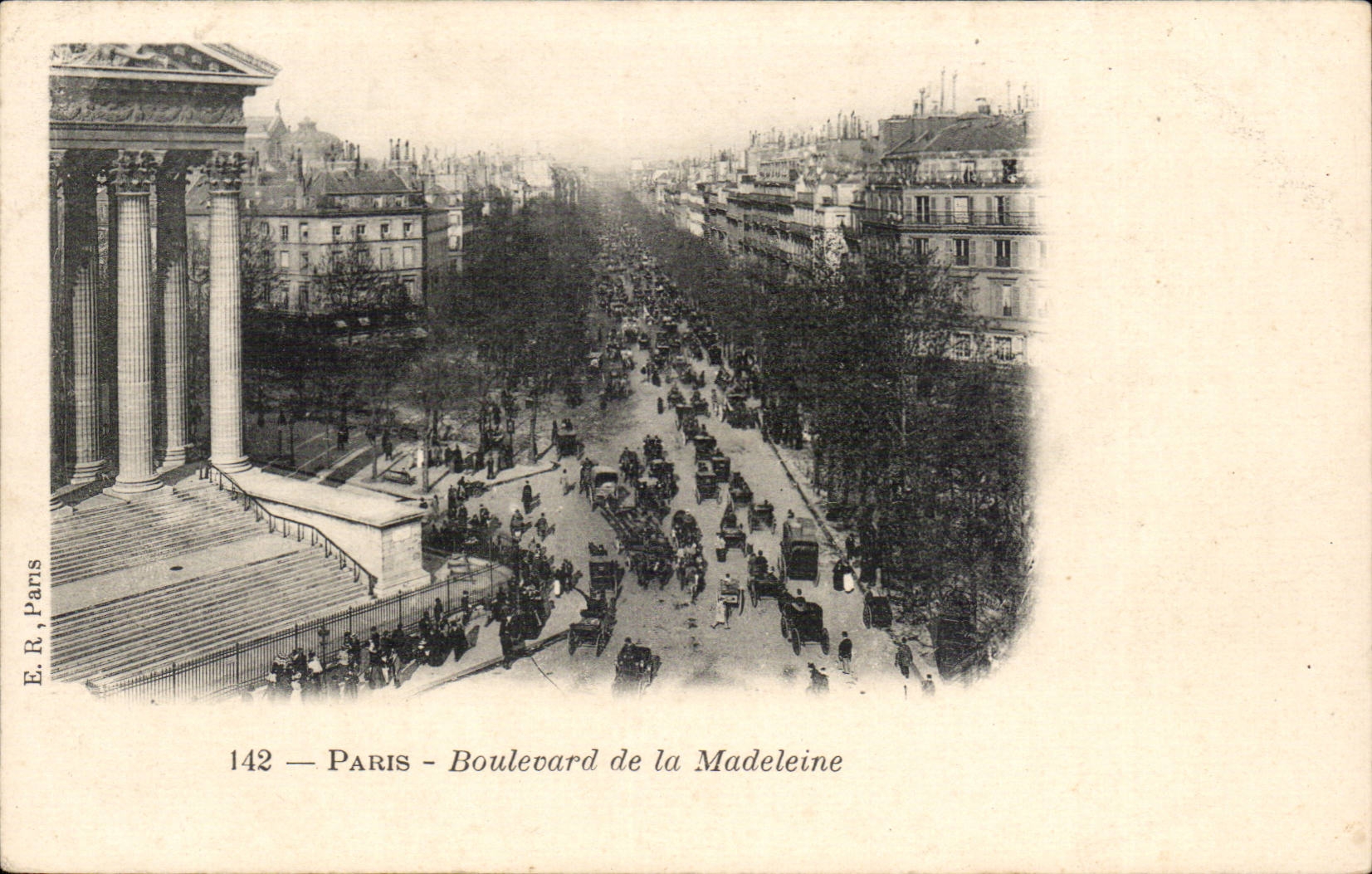 Paris 8 - Boulevard de la Madeleine - CPA 