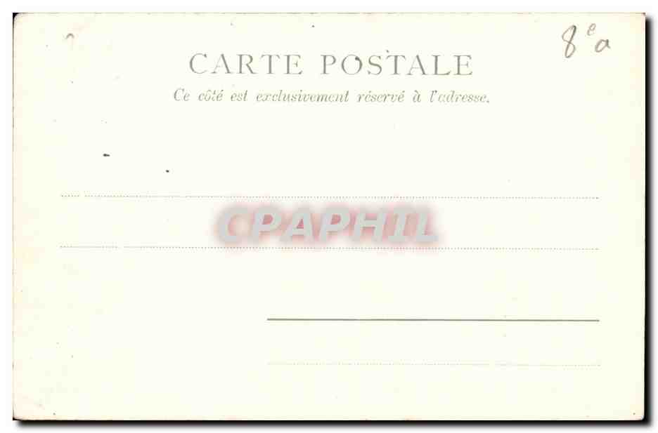 Paris 8 - Le Grand Palais - CPA  — Rückseite