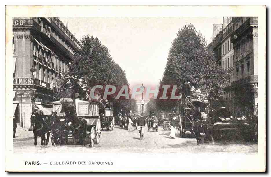 Paris - 9 - Le Boulevard des Capucines - CPA 