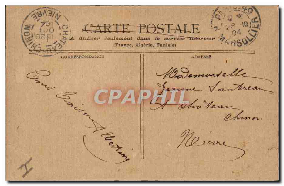 Paris - 3 - Boulevard Sebastopol et Place du Chatelet - CPA  — Rückseite