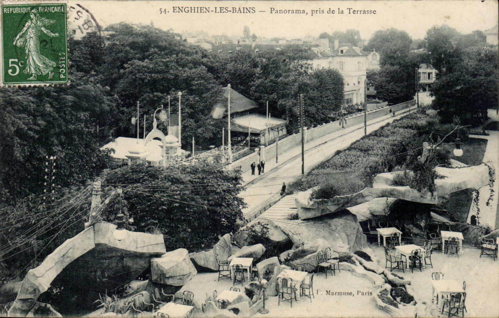 Enghien-les-Bains — Panorama, pris de la Terrasse — I. Marmuse, Paris