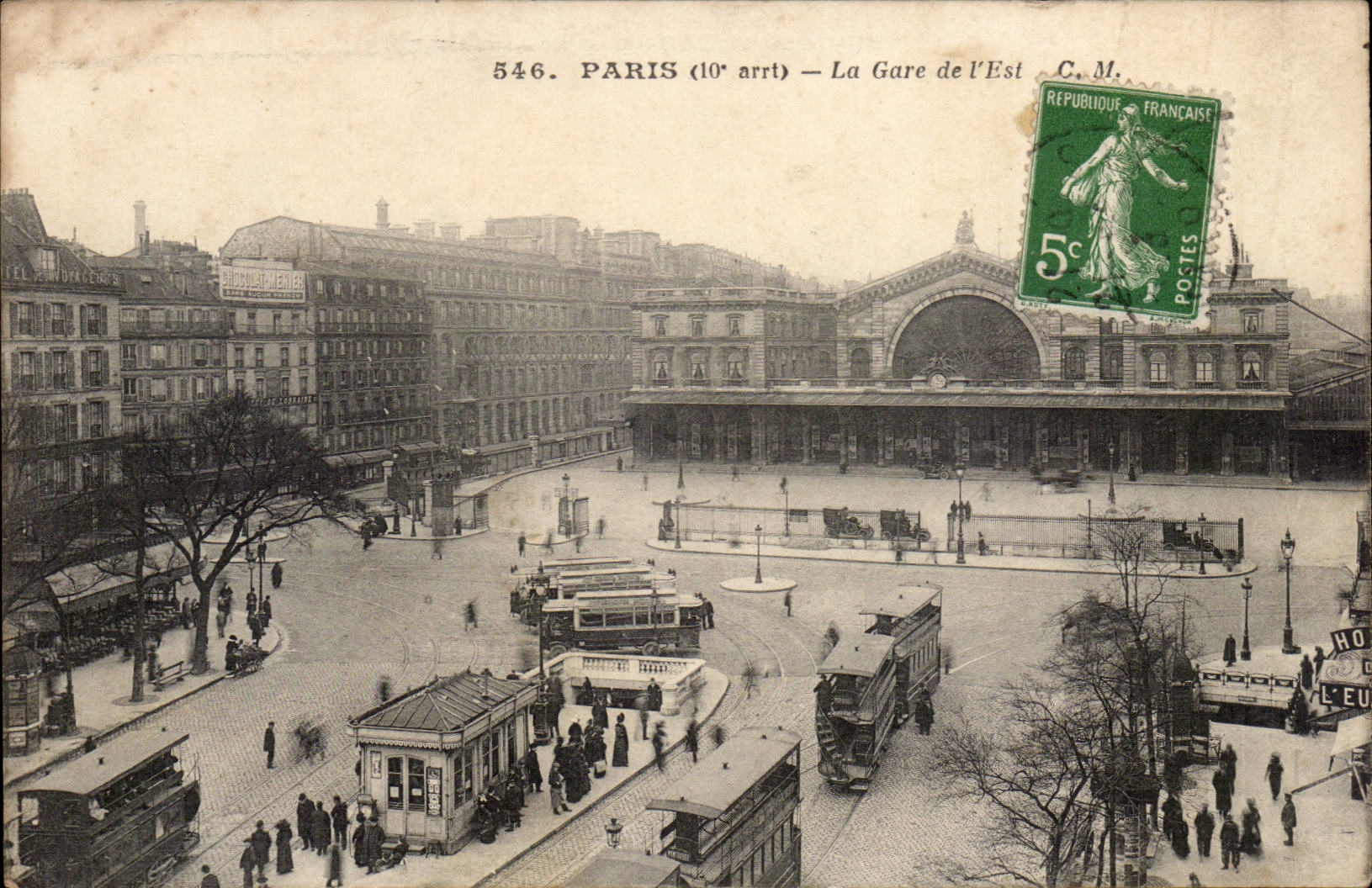 Paris 10 La Gare de l'Est - CPA 