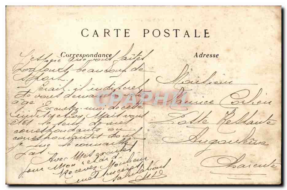 Paris 10 La Gare de l'Est - CPA  — Rückseite