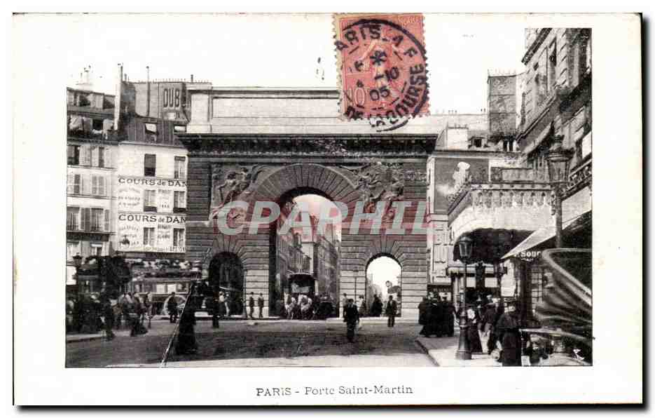 Paris 10 Porte Saint Martin - CPA 