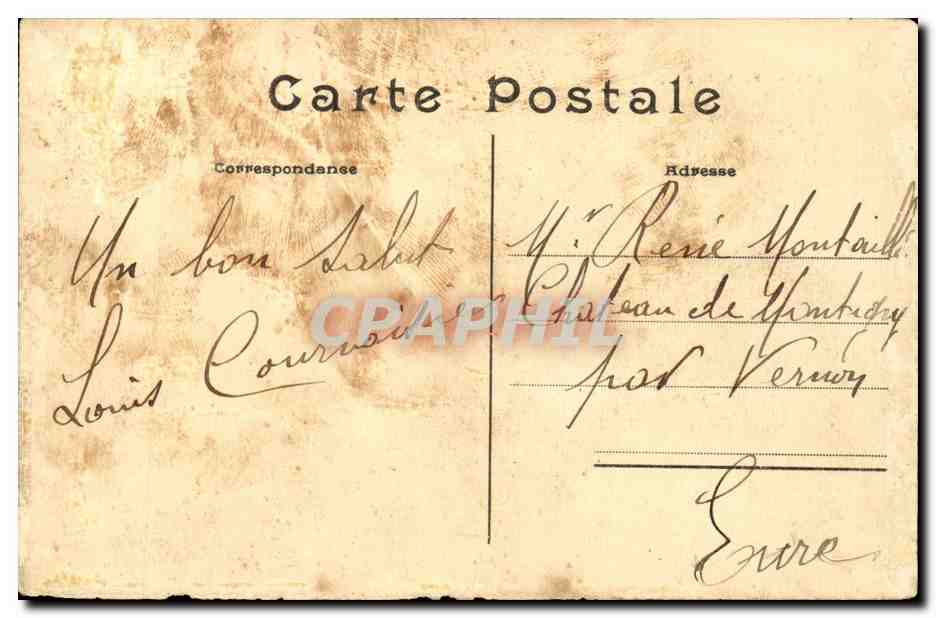 Paris 18 - Montmatre - Vue Generale prise du Pont Caulaincourt - CPA  — Rückseite