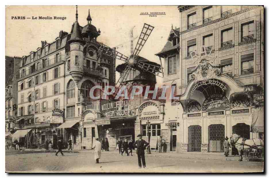 Paris 18 - Le Moulin Rouge - CPA Red mill