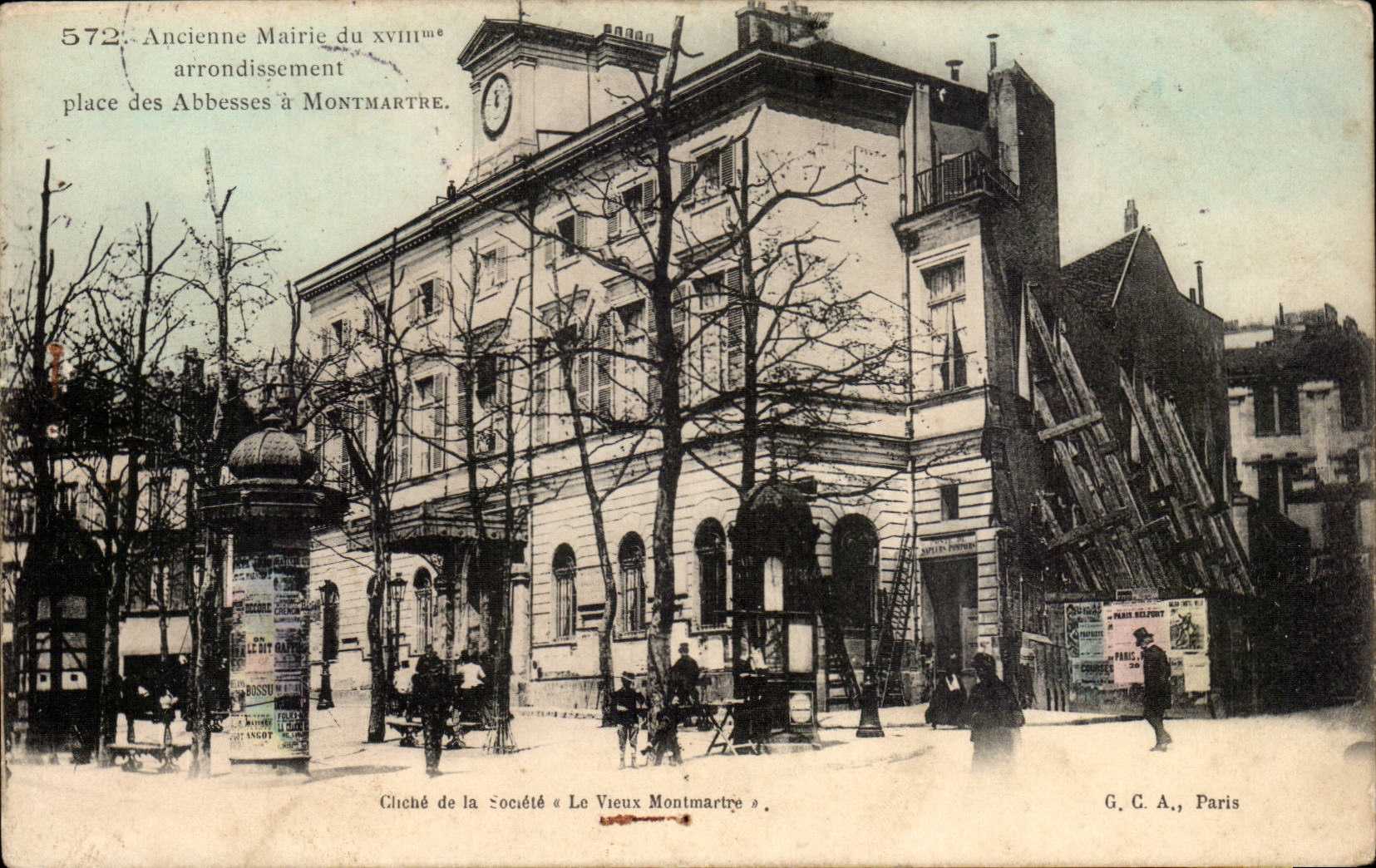 Paris 18 - Ancienne Mairie du XVIII arrondissement - Place des Abbesses a Montmartre CPA 