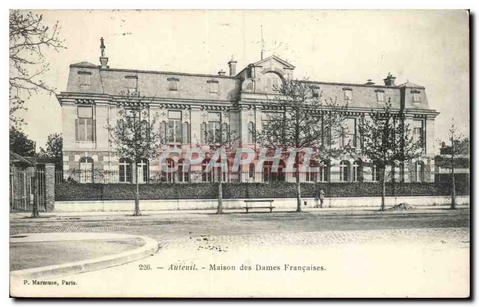 Auteuil — Maison des Dames Françaises — P. Marmuse, Paris, n°226