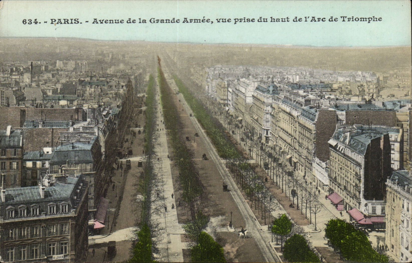 Paris 8 - Avenue de la Grande Armee - CPA 