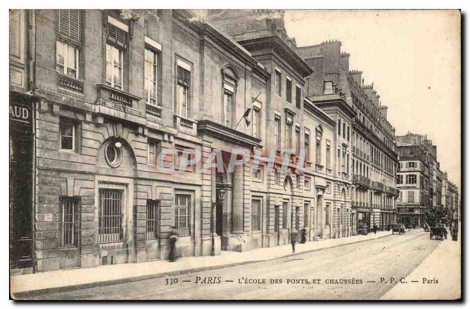 Paris 6 - Ecole des Ponts et Chausees - CPA 