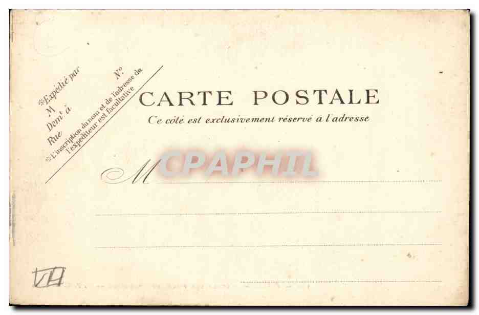 Paris 6 - Ecole des Ponts et Chausees - CPA  — Rückseite