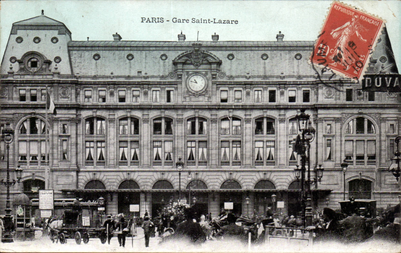 Paris 8 - Gare Saint Lazare - CPA 