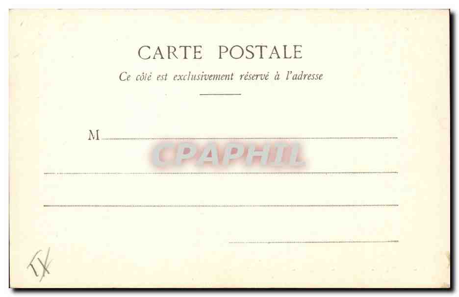 Paris 8 - Gare Saint Lazare - CPA  — Rückseite
