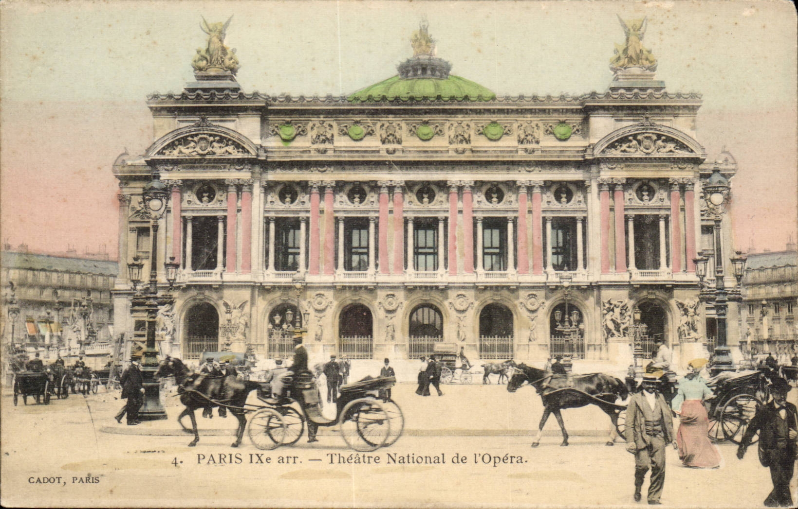 Paris 9 - Theatre Nationale de l'Opera - CPA 