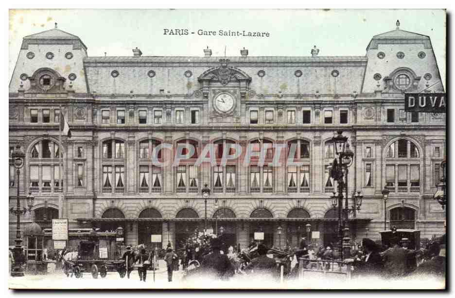 Paris 8 - Gare Saint Lazare - CPA 