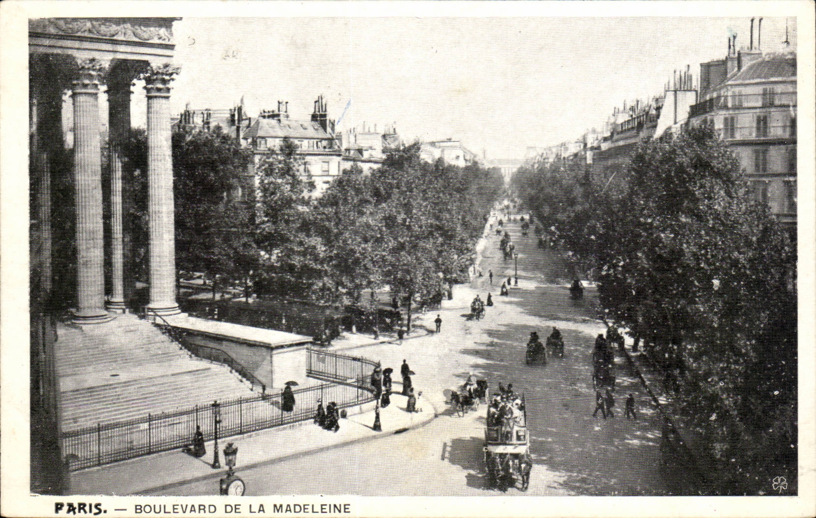 Paris 8 - Boulevard de la Madeleine CPA 