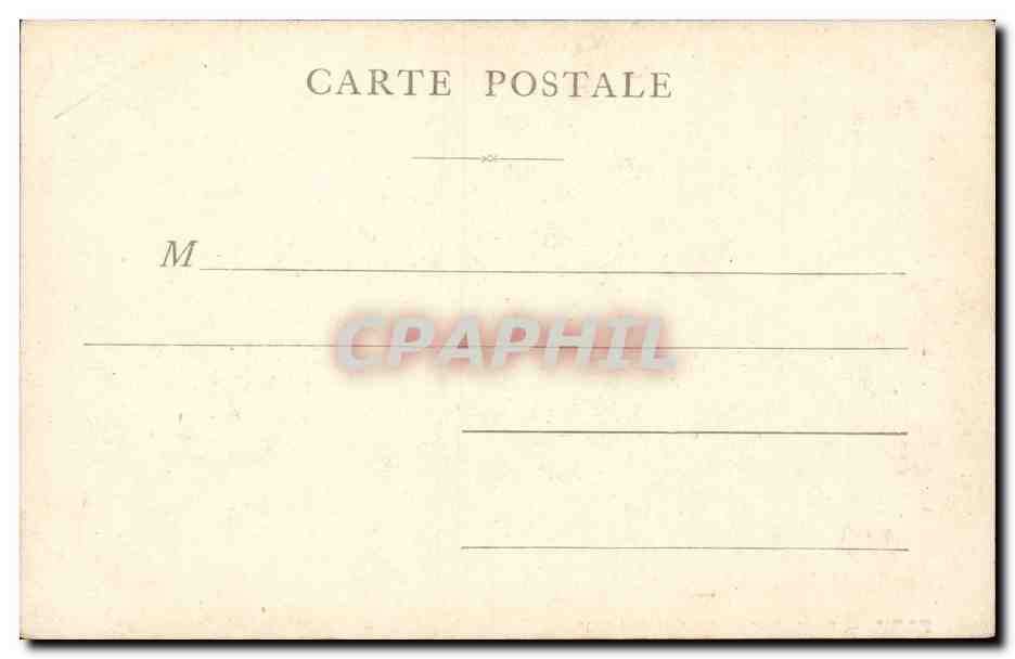 Paris 8 - Boulevard de la Madeleine CPA  — Rückseite