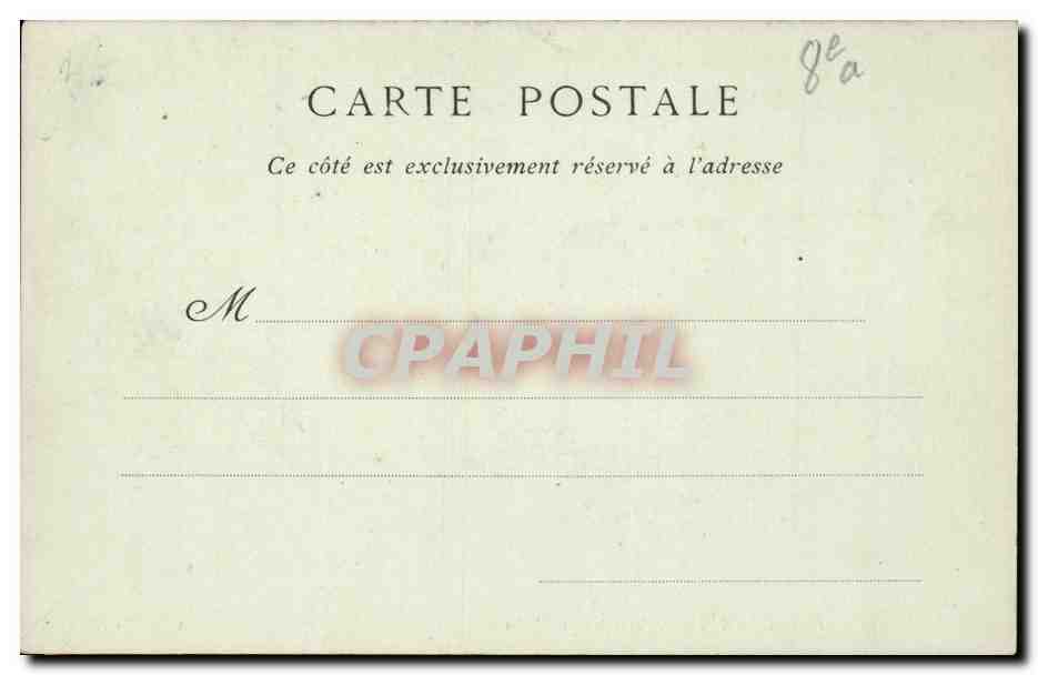 Paris 8 - L'Avenue des Champs Elysees CPA  — Verso