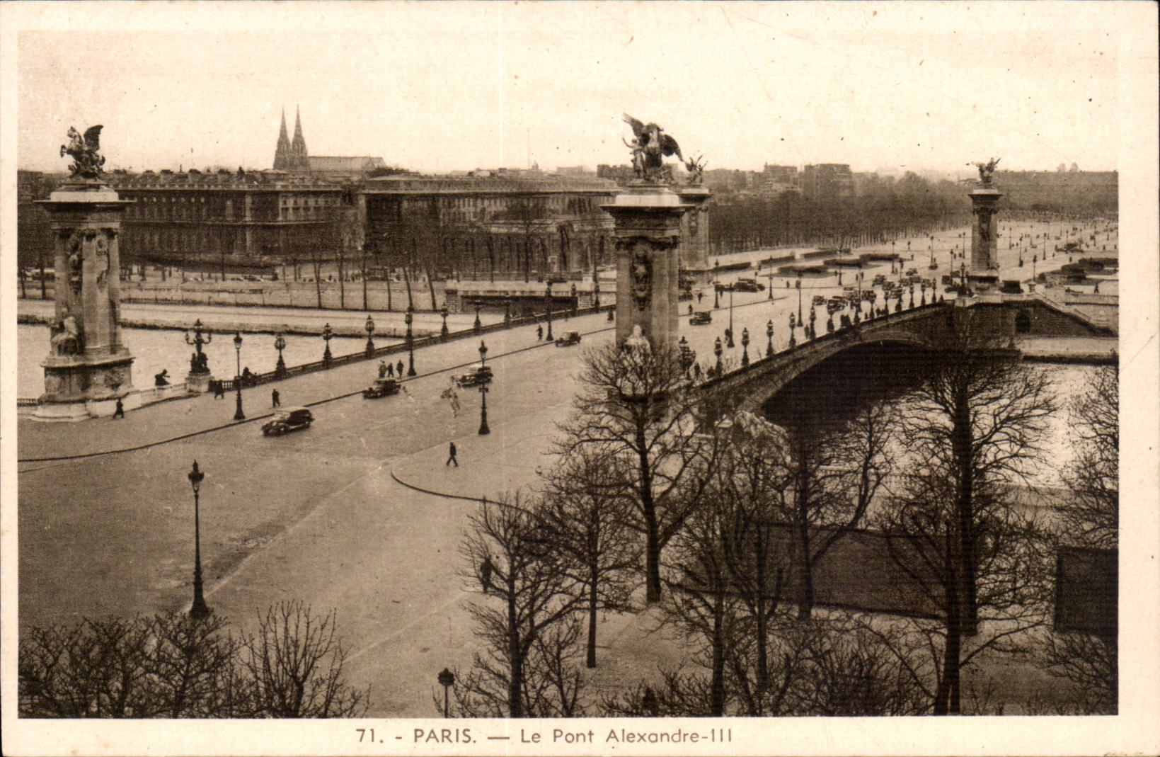 Paris - 7 - Le Pont Alexandre III - CPA 